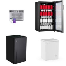 Pallet - 8 Pcs - Bar Refrigerators & Water Coolers, Refrigerators, Freezers, Air Conditioners - Customer Returns - Galanz, Arctic King, Xbox, HISENSE