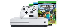 7 Pcs – Microsoft Xbox One S 500GB Console, Minecraft Bundle – Refurbished (GRADE B) – Video Game Consoles