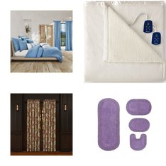 3 Pallets - 443 Pcs - Curtains & Window Coverings, Rugs & Mats, Sheets, Pillowcases & Bed Skirts, Bedding Sets - Like New or New Customer Returns - JC Penney