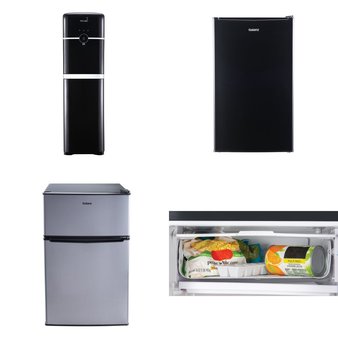 CLEARANCE! Pallet – 6 Pcs – Refrigerators, Bar Refrigerators & Water Coolers – Customer Returns – Galanz, Igloo, Primo Water