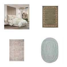 3 Pallets - 229 Pcs - Curtains & Window Coverings, Decor, Rugs & Mats, Pillows - Like New or New Customer Returns - JC Penney