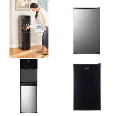 Pallet – 7 Pcs – Bar Refrigerators & Water Coolers, Refrigerators – Customer Returns – HISENSE, Galanz, Primo, Great Value