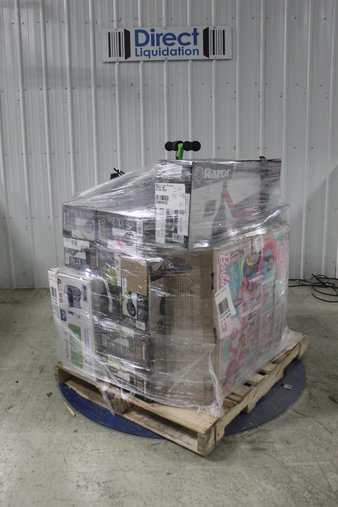 3 Pallets – 34 Pcs – Powered, Trampolines, Trimmers & Edgers, Hedge Clippers & Chainsaws – Untested Customer Returns – Walmart