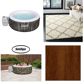 Pallet – 10 Pcs – Hot Tubs & Saunas, Living Room, Camping & Hiking, Bedroom – Customer Returns – Flash Furniture, Ozark Trail, South Shore, Coleman