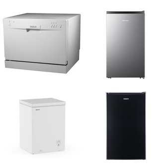 Pallet – 6 Pcs – Refrigerators, Bar Refrigerators & Water Coolers, Freezers, Dishwashers – Overstock – Galanz
