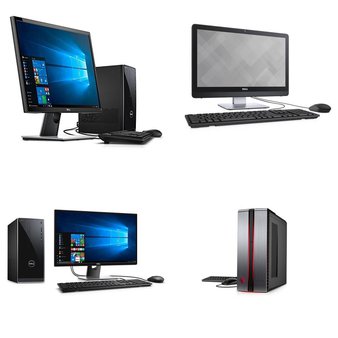 27 Pcs – Desktop Computers – Refurbished (GRADE C) – DELL, HP, ACER