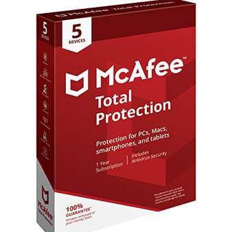 McAfee Total Protection 5 Device – Brand New