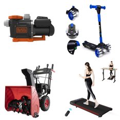 Pallet - 5 Pcs - Pools & Water Fun, Exercise & Fitness, Powered, Snow Removal - Customer Returns - BLACK & DECKER, GTRACING, KIMI, PowerSmart