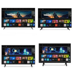 90 Pcs - LED/LCD TVs - Refurbished (GRADE A, GRADE B) - VIZIO, Samsung, TCL, LG