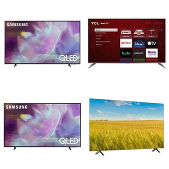 72 Pcs – LED/LCD TVs – Refurbished (GRADE A, GRADE B) – Samsung, VIZIO, LG, TCL