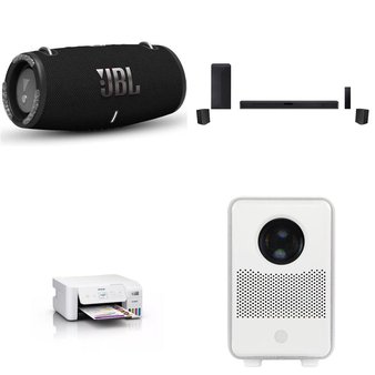 Pallet – 60 Pcs – Projector, Speakers, All-In-One, Portable Speakers – Customer Returns – HP, onn., EPSON, Onn