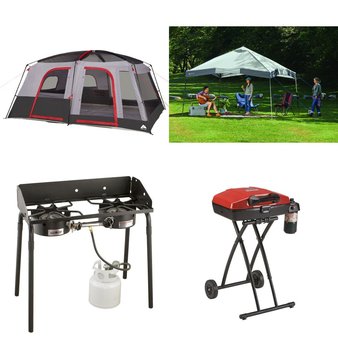Pallet – 22 Pcs – Camping & Hiking, Optics / Binoculars – Customer Returns – Ozark Trail, The Coleman Company, Inc., Bushnell, Camp Chef