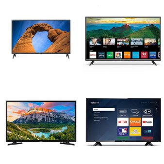 6 Pcs – LED/LCD TVs (42″ – 43″) – Refurbished (GRADE A, GRADE B, No Stand) – LG, RCA, Sanyo, Samsung
