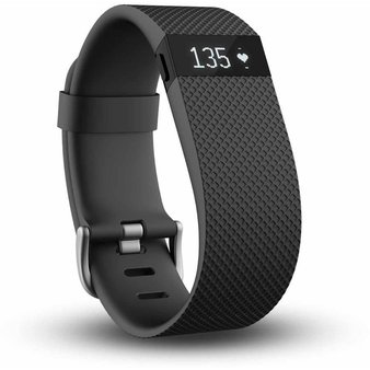 14 Pcs – Refurbished Fitbit FB405BKL Charger HR Heart Rate and Activity Wristband, Large – Black (GRADE B)