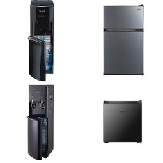 Pallet - 8 Pcs - Bar Refrigerators & Water Coolers, Freezers, Refrigerators - Customer Returns - HISENSE, Primo Water, Galanz, Arctic King