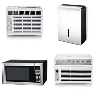 Pallet – 11 Pcs – Air Conditioners, Bar Refrigerators & Water Coolers – Customer Returns – Hamilton Beach, Midea, Primo