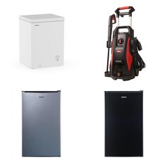 Pallet - 10 Pcs - Refrigerators, Freezers, Pressure Washers - Customer Returns - Galanz, HISENSE, Hyper Tough