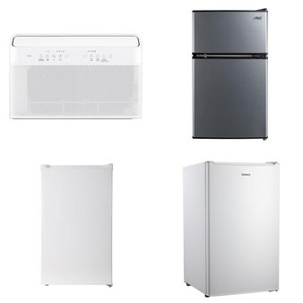 Pallet – 8 Pcs – Refrigerators, Freezers – Customer Returns – Arctic King, Galanz, Midea, Hamilton Beach