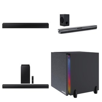 Pallet – 14 Pcs – Speakers – Open Box Customer Returns – Samsung, Monster, PROSCAN, Philips