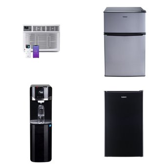 Pallet – 9 Pcs – Bar Refrigerators & Water Coolers, Air Conditioners, Refrigerators – Customer Returns – Galanz, Great Value, WhizMax