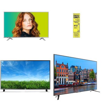 10 Pcs – LED/LCD TVs (44″ – 75″) – Refurbished (GRADE A, GRADE B, No Remote) – Samsung, RCA, SHARP, MAGNAVOX