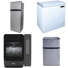 Pallet – 10 Pcs – Humidifiers / De-Humidifiers, Refrigerators, Ice Makers, Bar Refrigerators & Water Coolers – Customer Returns – HoMedics, Galanz, Avanti, Orgo Products