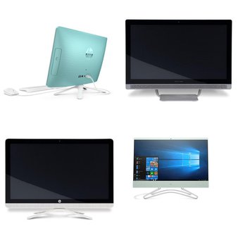 Pallet – 76 Pcs – Desktop Computers – Salvage – HP, EVOO, Hewlett – Packard, Apple