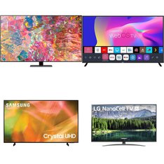 Half a Truckload - 12 Pallets - 119 Pcs - TVs - Tested Not Working (Cracked Display) - onn., RCA, TCL, Samsung