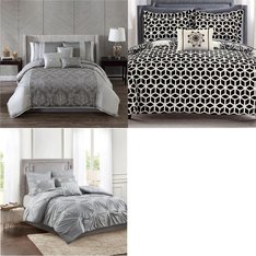 Flash Sale! Pallet - 10 Pcs - Bedding, Comforters & Duvets - Like New - Private Label Home Goods, Home Essence, Chic Home, RIVERBROOK HOME