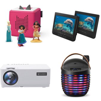 Pallet – 52 Pcs – Speakers, DVD & Blu-ray Players, Powered, Accessories – Customer Returns – Philips, Onn, Govee, Singing Machine