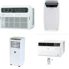 3 Pallets - 26 Pcs - Air Conditioners - Mixed Conditions - LG, Keystone, Honeywell, Frigidaire