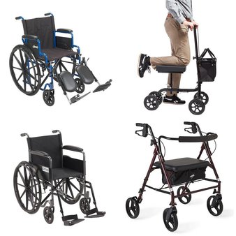 CLEARANCE! Pallet – 13 Pcs – Canes, Walkers, Wheelchairs & Mobility, Home Health Care, Hair Care, Medical Devices & Daily Living Aids – Overstock – Drive Medical, Tayshia