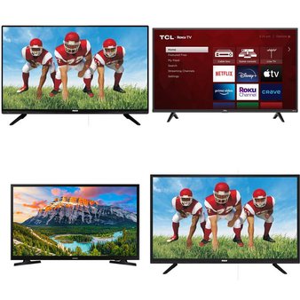 7 Pcs – LED/LCD TVs – Refurbished (GRADE A) – RCA, TCL, Samsung