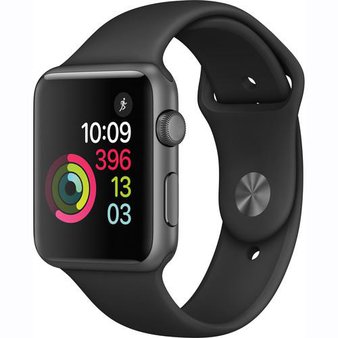 41 Pcs – Apple Watch Gen 2 Series 1 42mm Space Gray Aluminum – Black Sport Band MP032LL/A – Refurbished (GRADE A – White Box) – Smartwatches