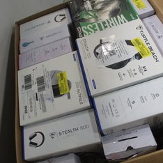 1 Parcel Box - 33 Pcs - Audio Headsets - OPEN BOX UNTESTED RETURNS - Walmart