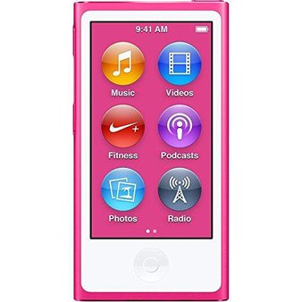 23 Pcs – Apple iPod Nano 7th Generation 16GB Pink 3A655V/A – Refurbished (GRADE A)