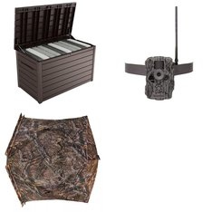Pallet - 8 Pcs - Patio, Hunting, Unsorted - Customer Returns - Keter, Muddy, Stealth Cam