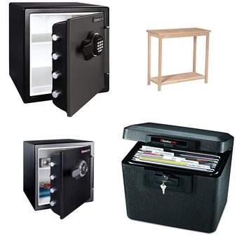 Pallet – 8 Pcs – Safes, Living Room – Customer Returns – SentrySafe, Sentry, International Concepts