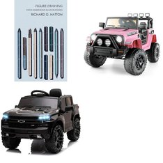 Pallet – 3 Pcs – Vehicles, Books – Customer Returns – Funcid, Funtok, White Press