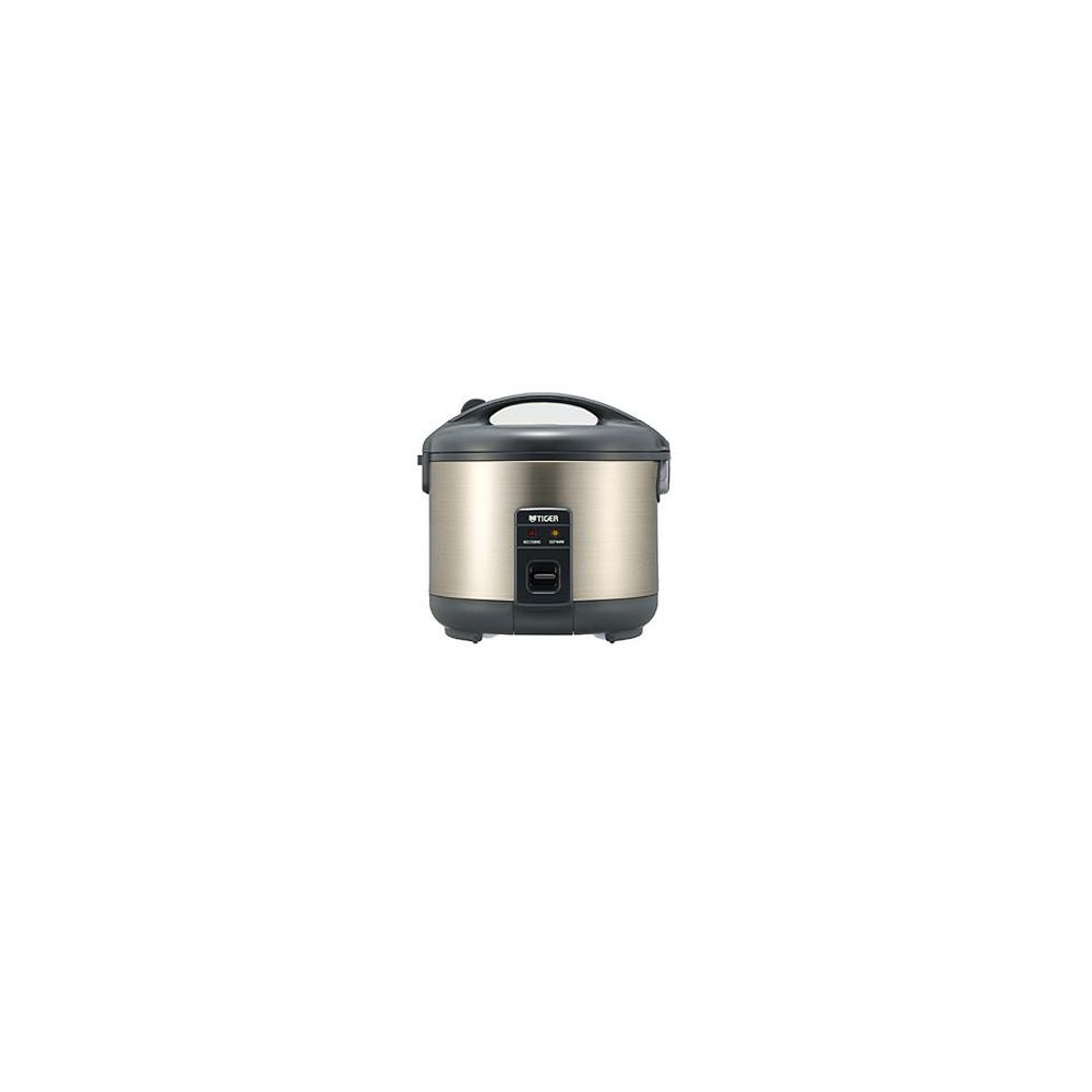 Tiger JNP-S18U 10-Cup Rice Cooker and Warmer, Stainless Steel Gray