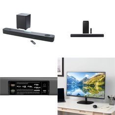 Pallet - 28 Pcs - Speakers, Receivers, CD Players, Turntables, Monitors - Customer Returns - onn., Victrola, VIZIO, Onn
