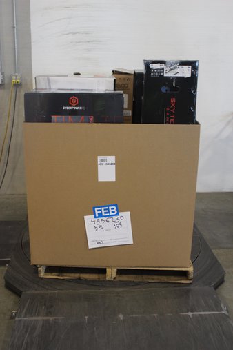 Pallet – 16 Pcs – Desktop Computers – Salvage – HP, CyberpowerPC, Skytech Gaming, EVOO