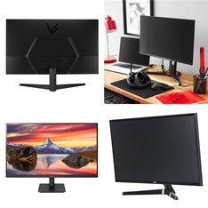 Pallet - 27 Pcs - Monitors - Customer Returns - Onn, LG, ACER