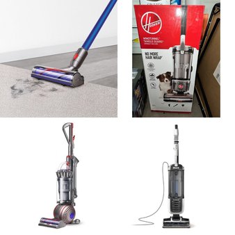 Pallet – 18 Pcs – Vacuums – Damaged / Missing Parts / Tested NOT WORKING – Dyson, Hoover, Shark, Bissell