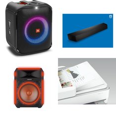 Pallet - 17 Pcs - Portable Speakers, Inkjet, Speakers - Customer Returns - Monster, HP, Philips, JBL