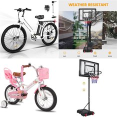 Pallet - 10 Pcs - Unsorted, Outdoor Sports, Cycling & Bicycles, Vehicles - Customer Returns - Costway, Lecheng, Colorway, VIRNAZ