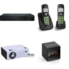 Pallet - 244 Pcs - DVD & Blu-ray Players, Other, Cordless / Corded Phones, Projector - Customer Returns - SYLVANIA, VTECH, RCA, iTime