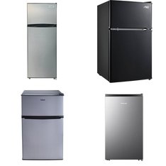 Pallet - 6 Pcs - Bar Refrigerators & Water Coolers, Refrigerators, Freezers - Customer Returns - Galanz, HISENSE, Frigidaire, Arctic King