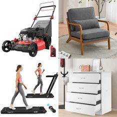 Pallet - 5 Pcs - Bedroom, Living Room, Mowers, Exercise & Fitness - Customer Returns - Syngar, UBesGoo, PowerSmart, Costway