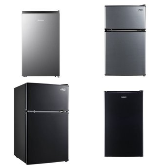 Pallet – 8 Pcs – Refrigerators, Bar Refrigerators & Water Coolers, Freezers – Customer Returns – Galanz, Arctic King, HISENSE